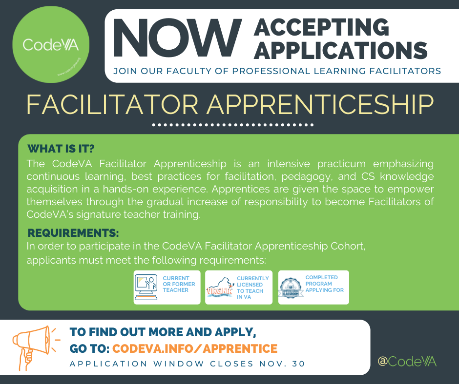 Facilitator Apprentice Application Information